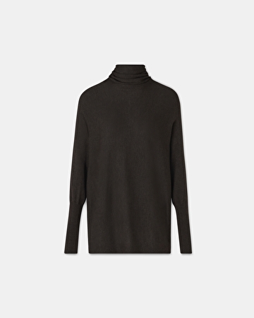 Pull Pruna Pull col roulé chocolat ZAPA