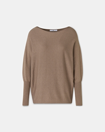 Pull Penseeboat Pull encolure bateau camel ZAPA