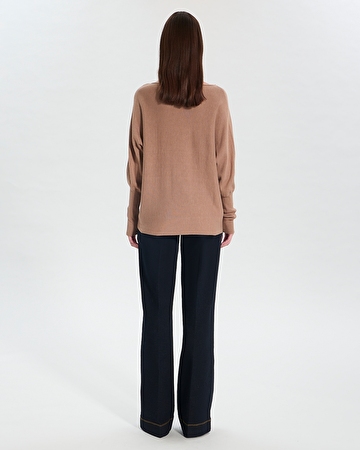 Pull Penseeboat Pull Penseeboat camel en cachemire ZAPA