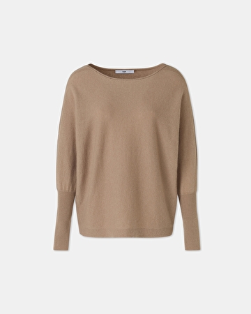 Pull Penseeboat Pull Penseeboat camel en cachemire ZAPA