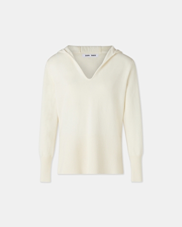 Pull Novalie Pull à capuche écru ZAPA