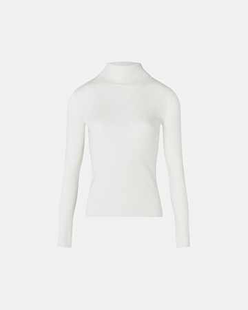 Pull Norvind Pull fin col roul&eacute; &eacute;cru ZAPA