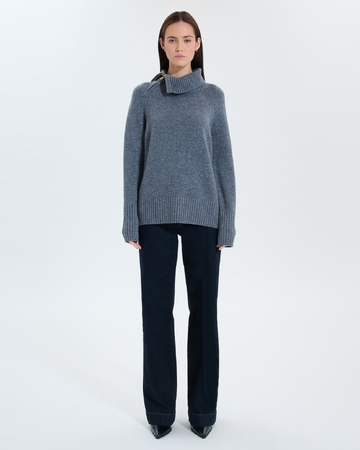 Pull Nuala Pull en laine gris chiné ZAPA
