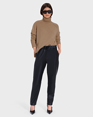 Pull Nefeli Pull col roul&eacute; en cachemire camel ZAPA