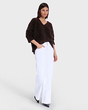 Pull Nuvola Pull col V chocolat ZAPA