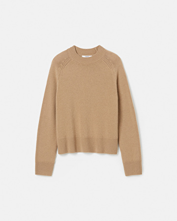 Pull Neona Pull en laine camel ZAPA