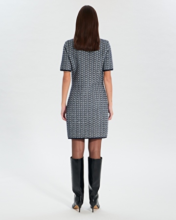 Robe Risma Robe façon tweed nocturne ZAPA