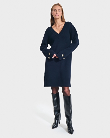 Robe Rigatoni Robe en maille nocturne ZAPA
