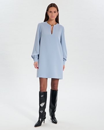 Robe Rheala Robe droite bleu ciel ZAPA