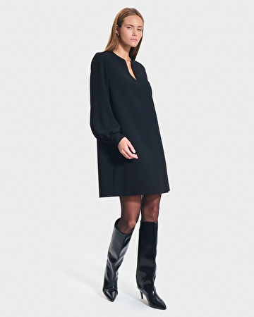 Robe Rheala Robe droite noire ZAPA