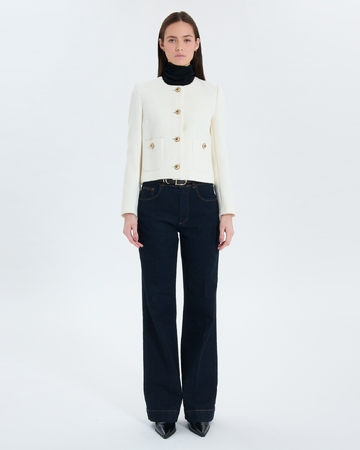 Veste Valse Veste en tweed écrue ZAPA
