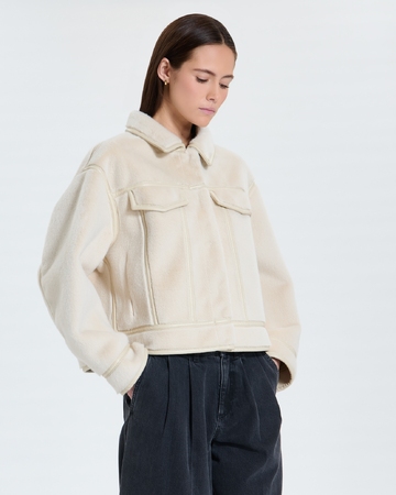 Veste Monge Veste r&eacute;versible &eacute;crue ZAPA