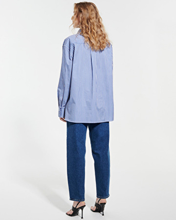Chemise Casablanca Chemise oversize à rayures ZAPA