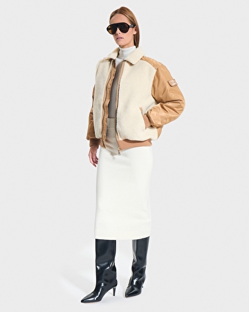 Bomber Baptiste Bomber Schott x Zapa camel / Édition Limitée ZAPA
