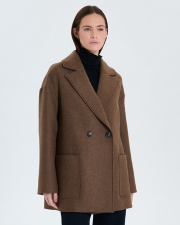 Manteau Mirando Manteau court noisette ZAPA