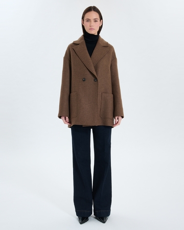 Manteau Mirando Manteau court noisette ZAPA