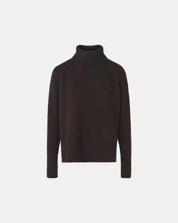 Pull Nefeli Pull Nefeli chocolat en cachemire ZAPA