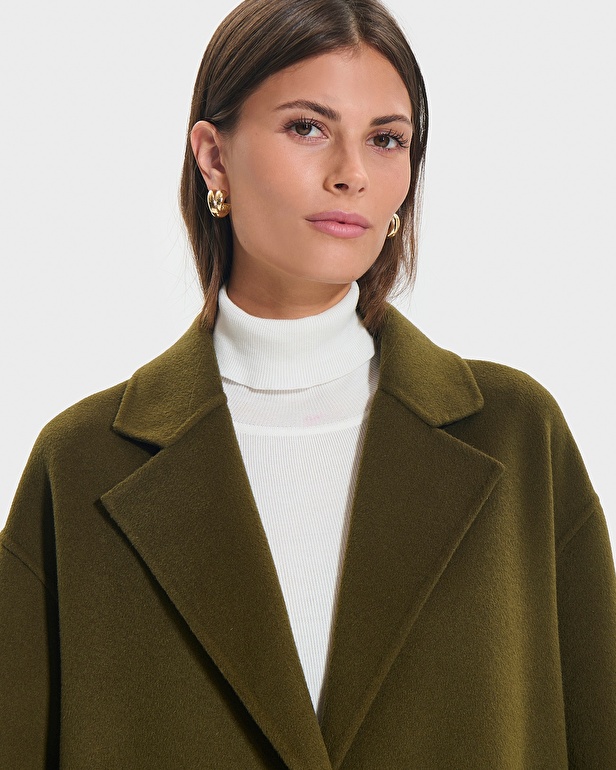 Manteau Maela Manteau long kaki ZAPA