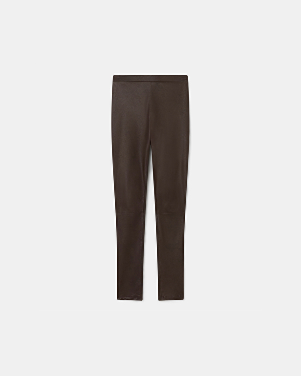 Pantalon Piya Pantalon skinny cuir chocolat ZAPA