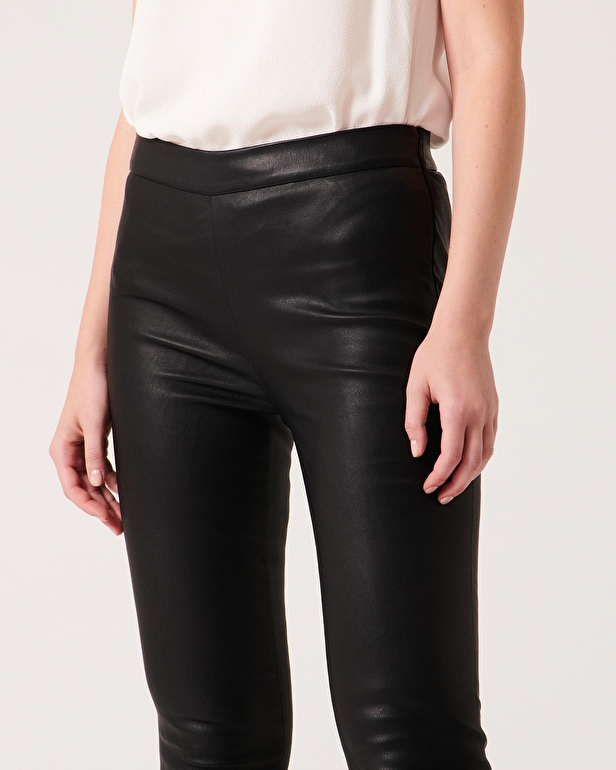 Pantalon Piya Pantalon skinny cuir noir ZAPA