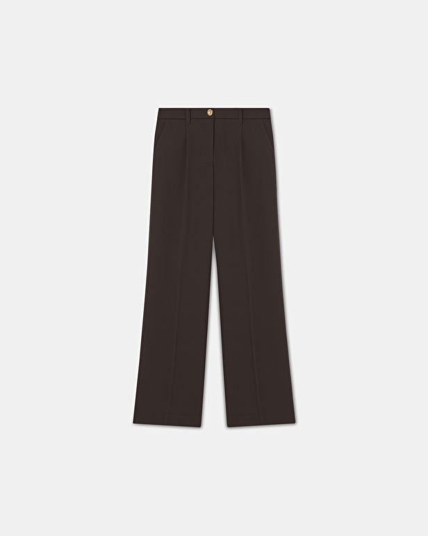 Pantalon Pleyel Pantalon fluide chocolat ZAPA