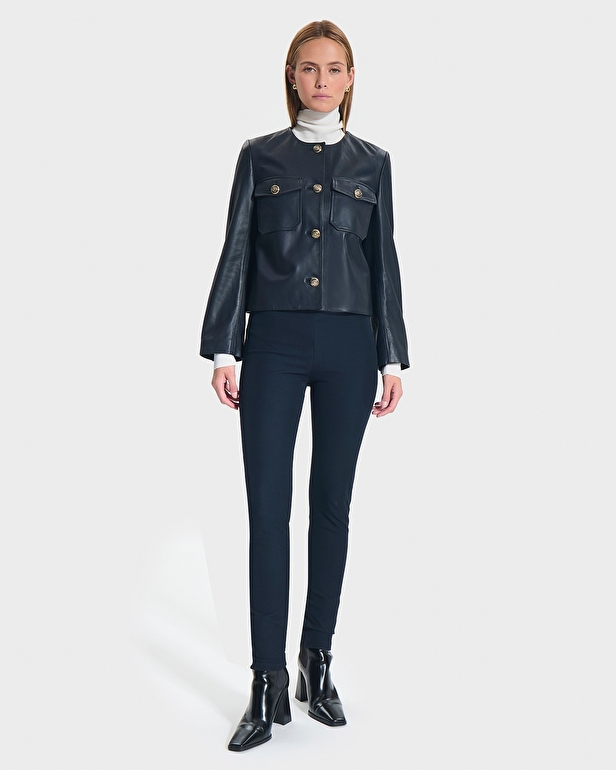 Pantalon Perrotin Pantalon slim noir ZAPA