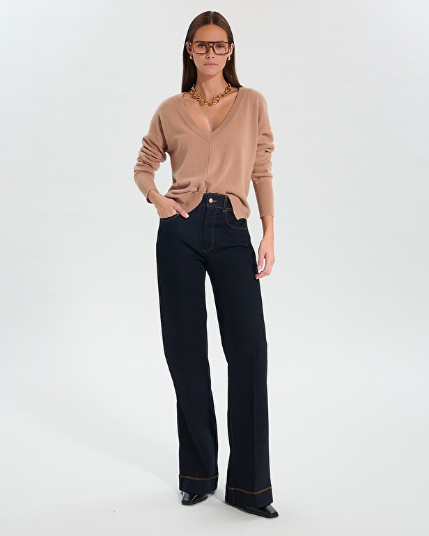 Pull Pucci Pull en cachemire Camel ZAPA