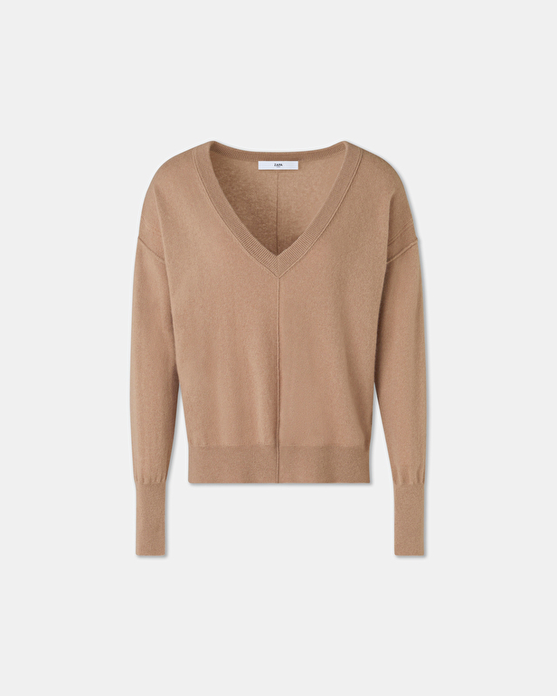 Pull Pucci Pull en cachemire Camel ZAPA