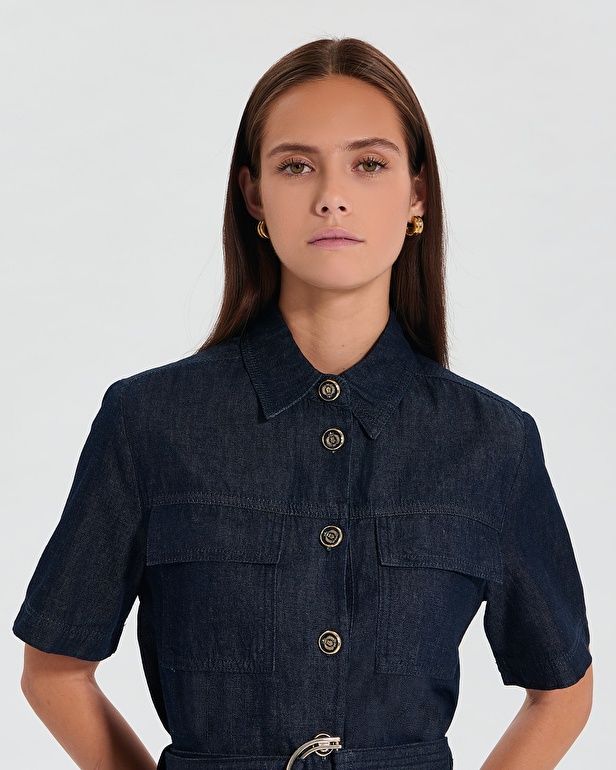 Robe Rosio Robe courte en jean ZAPA