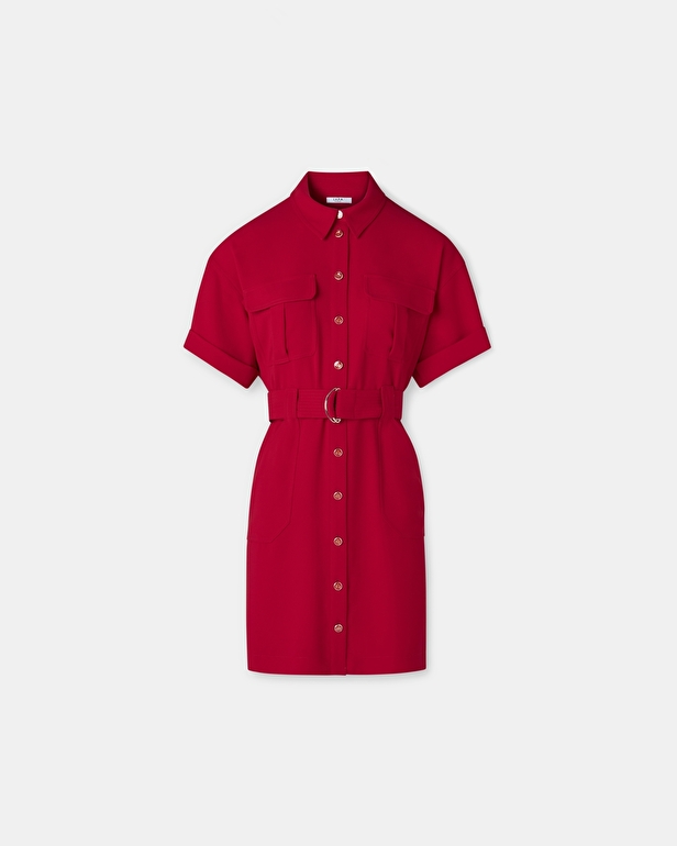 Robe Royo Robe saharienne rouge ZAPA