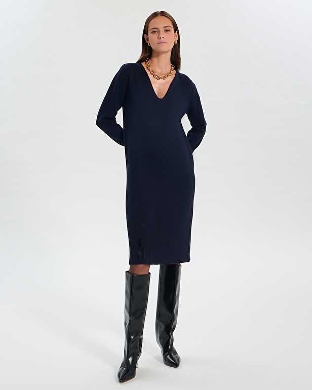 Robe Rialto Robe en maille nocturne ZAPA