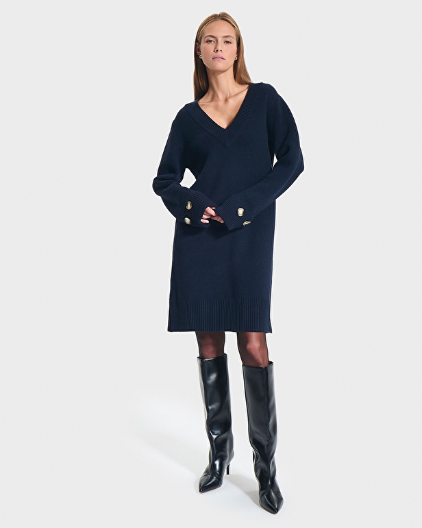 Robe Rigatoni Robe en maille nocturne ZAPA