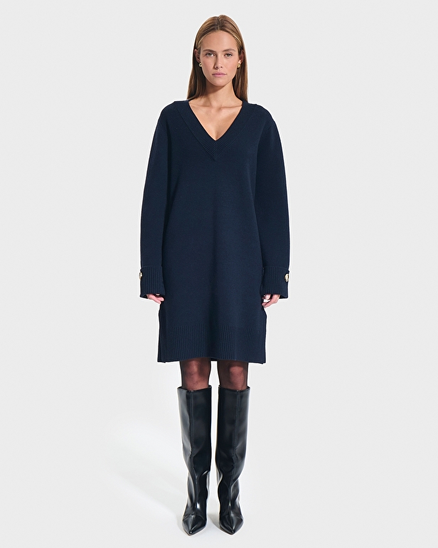 Robe Rigatoni Robe en maille nocturne ZAPA