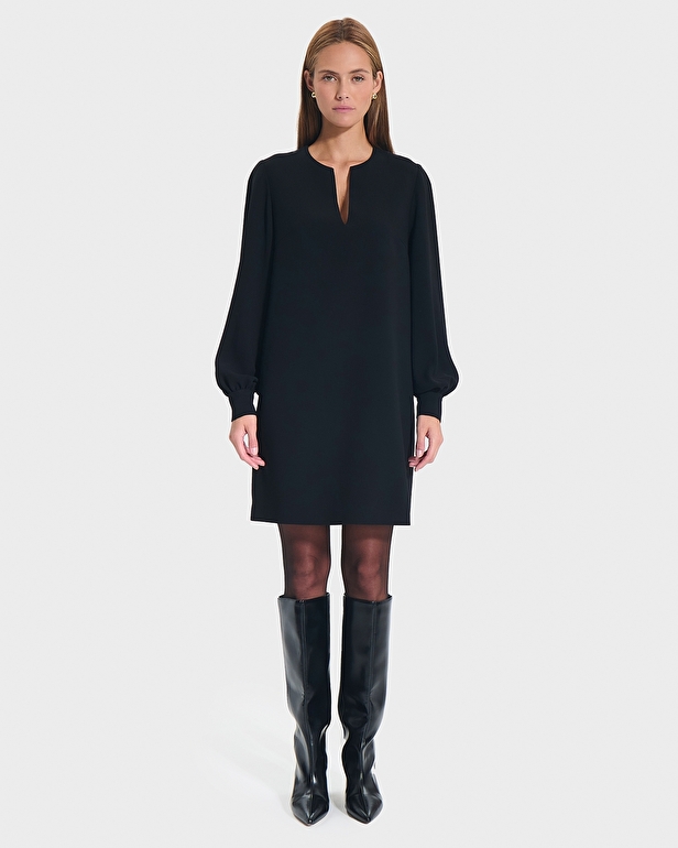 Robe Rheala Robe droite noire ZAPA