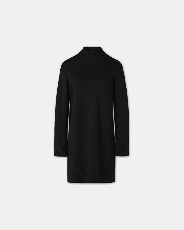 Robe Ritan Robe courte en maille noire ZAPA