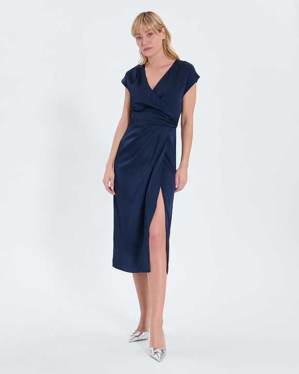Robe Rang Robe satin&eacute;e nocturne ZAPA