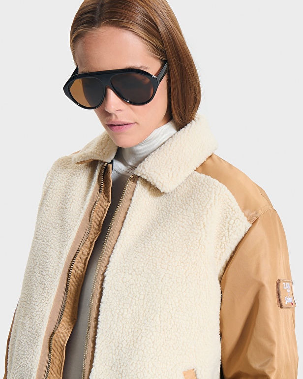 Bomber Baptiste Bomber Schott x Zapa camel / &Eacute;dition Limit&eacute;e ZAPA