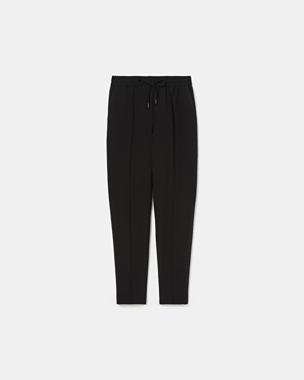 Pantalon Piel Pantalon &agrave; taille &eacute;lastique noir ZAPA