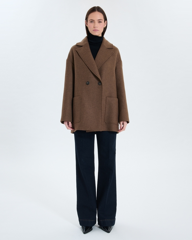 Manteau Mirando Manteau court noisette ZAPA