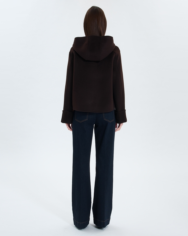 Manteau Marjy Manteau Marjy chocolat ZAPA