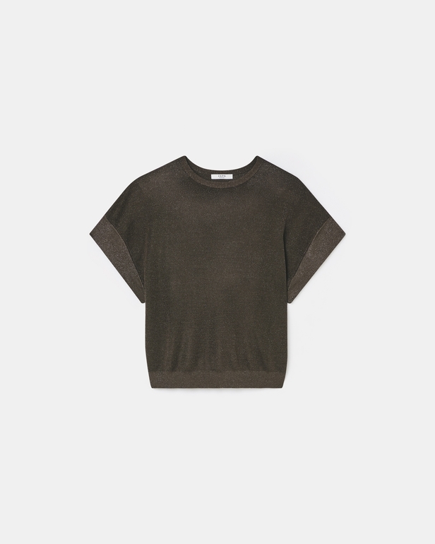 Pull Pradel Pull manches courtes taupe ZAPA