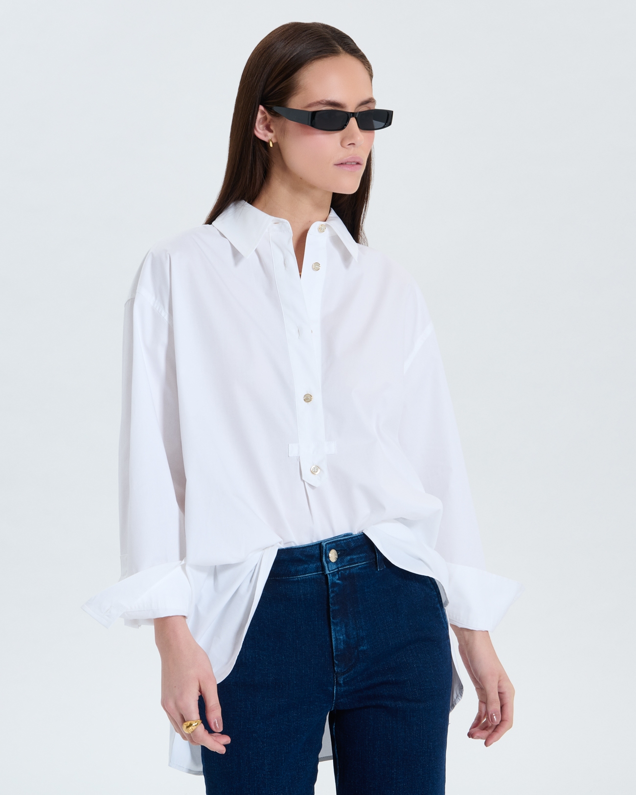 Chemise Casablanca Chemise oversize blanche ZAPA