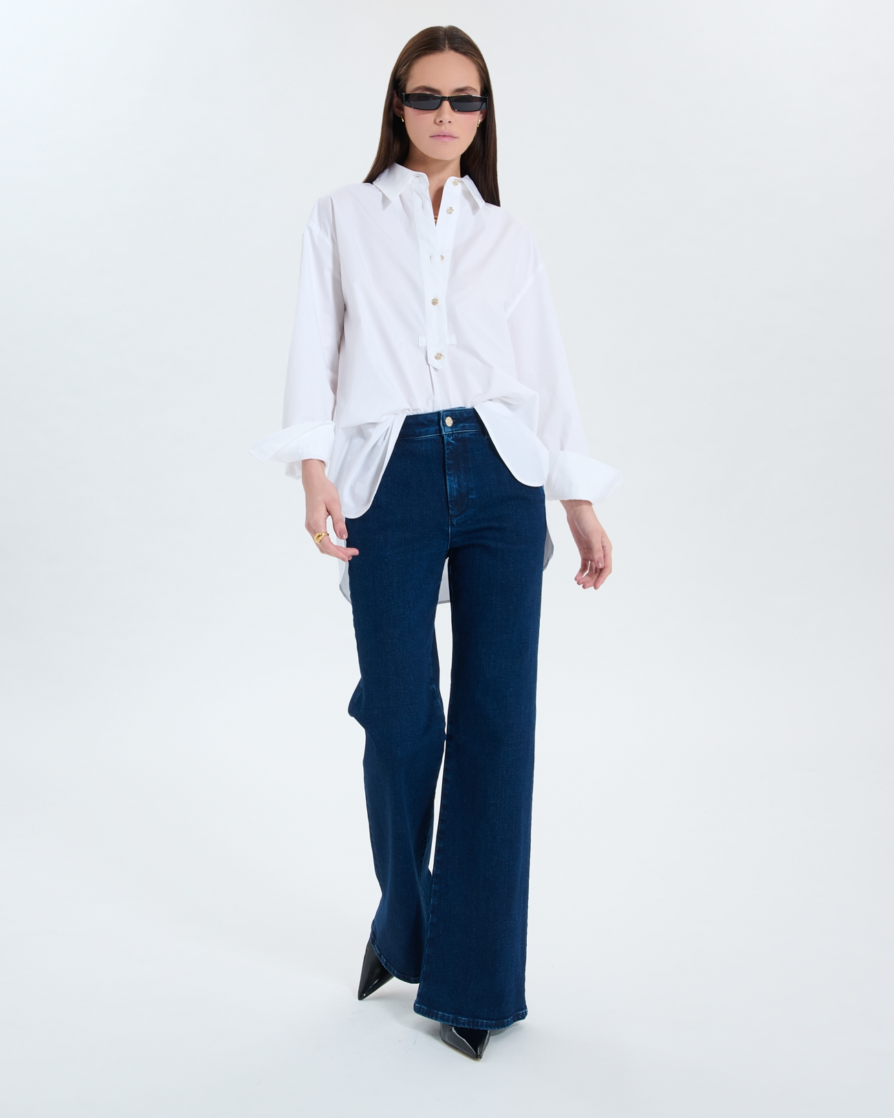 Chemise Casablanca Chemise oversize blanche ZAPA