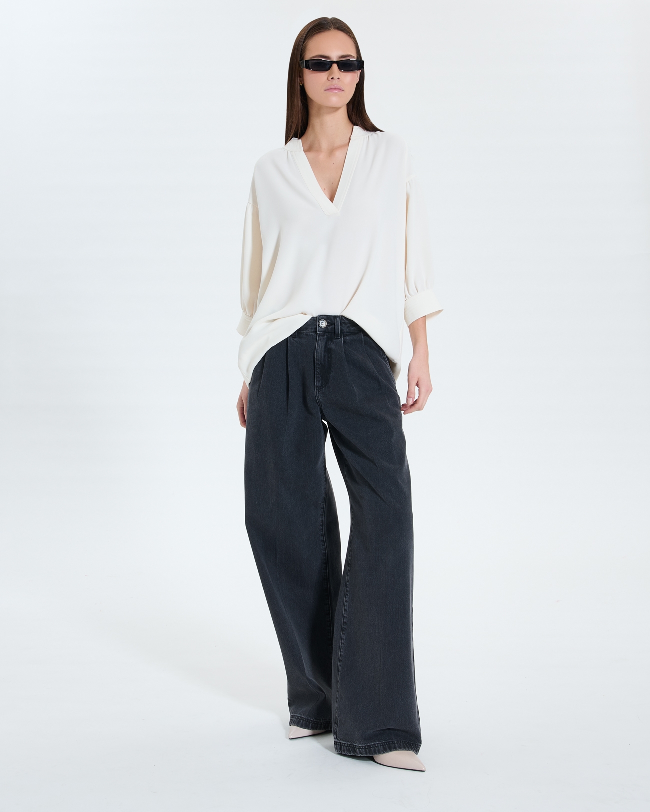 Top Cambridge Chemise fluide &eacute;crue ZAPA