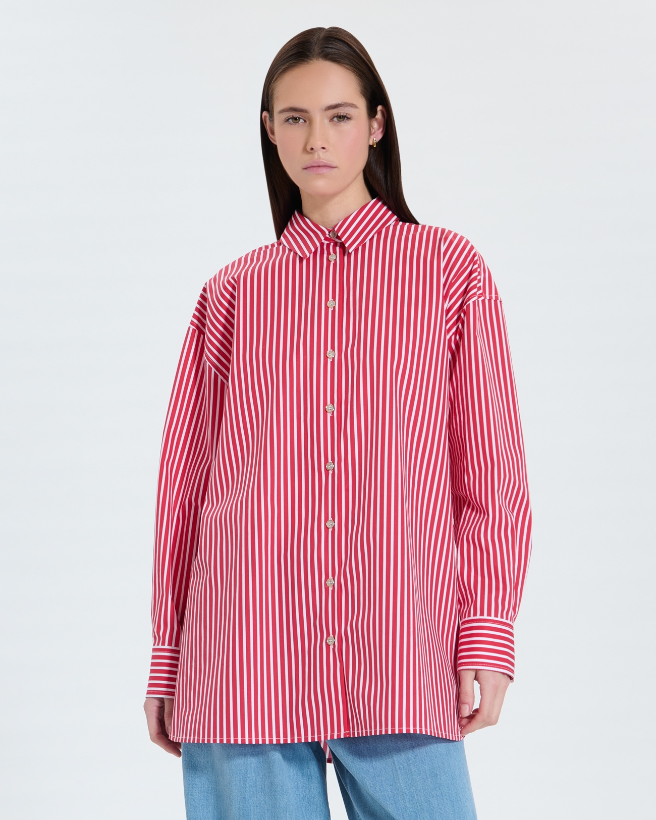 Chemise Clarisse Chemise en popeline &agrave; rayures ZAPA