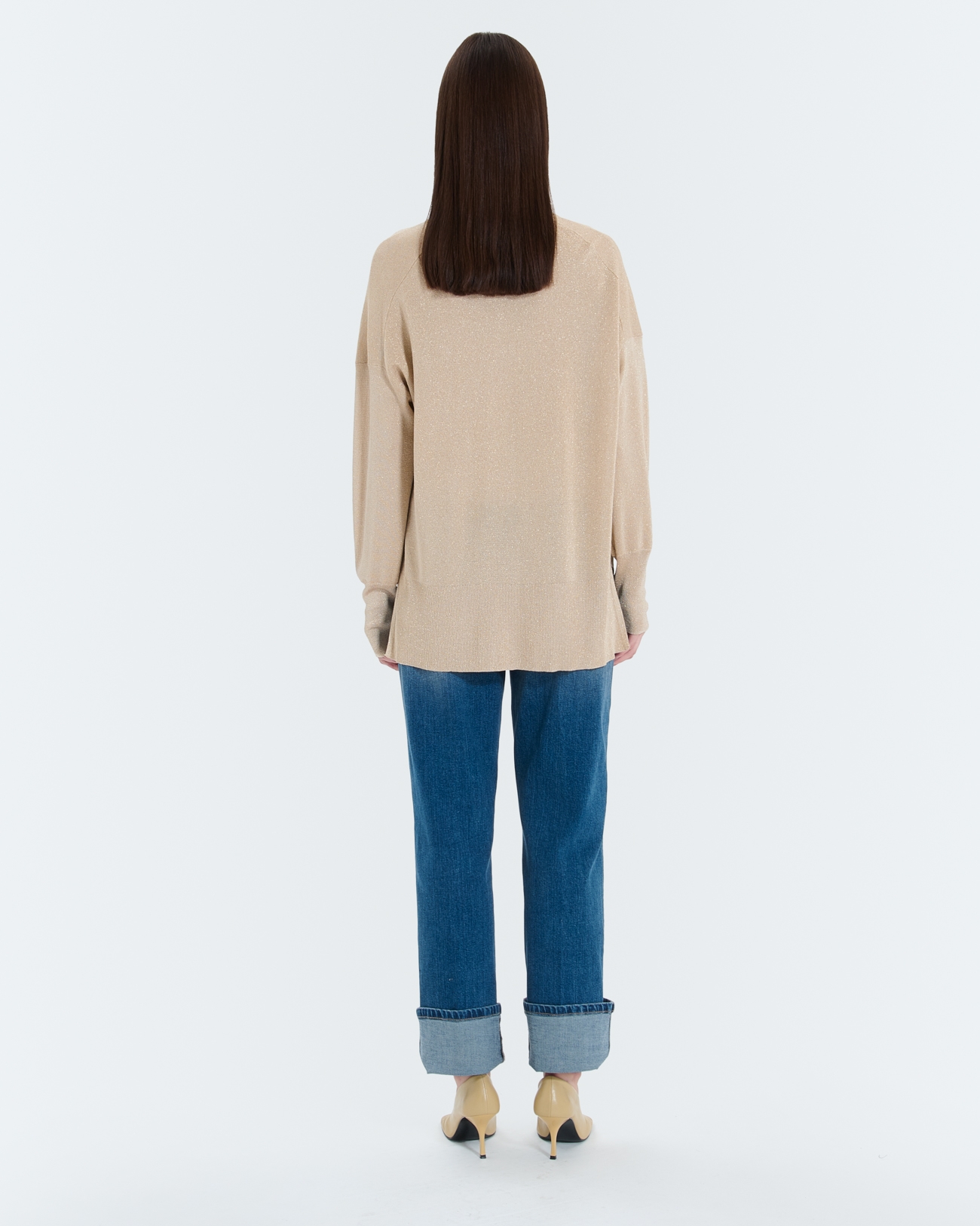 Gilet Gypsine Gilet long champagne paillet&eacute; ZAPA