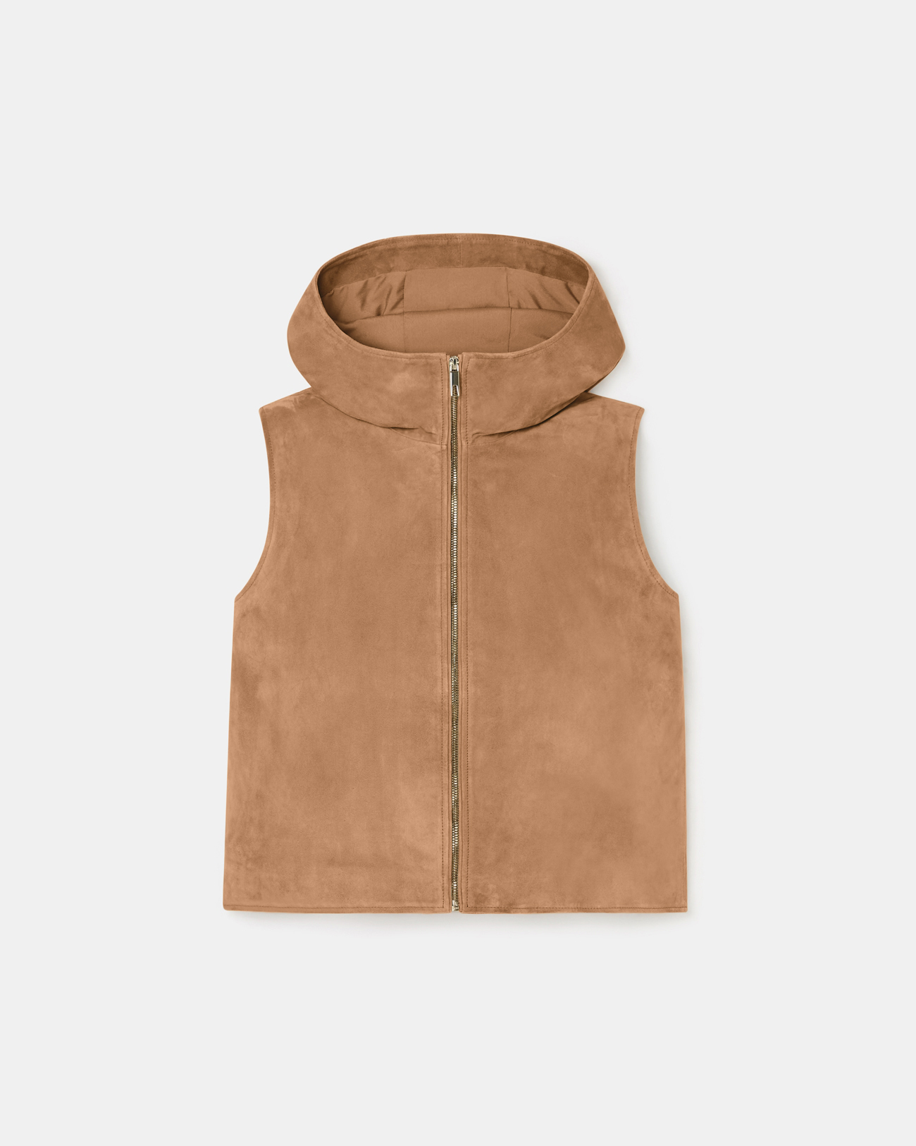 Gilet Gelia Gilet en su&egrave;de beige ZAPA