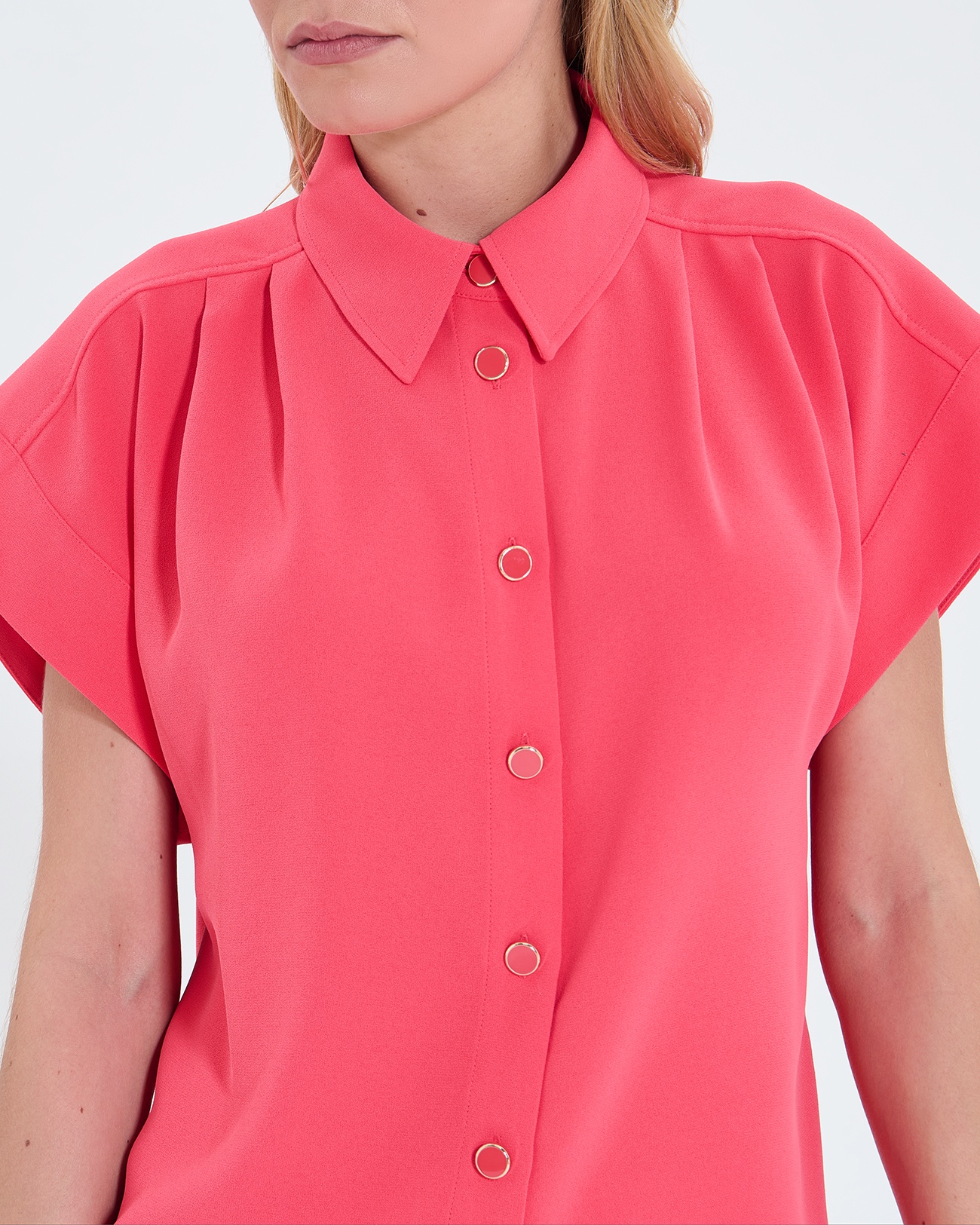Top Tarina Chemise manches courtes corail ZAPA