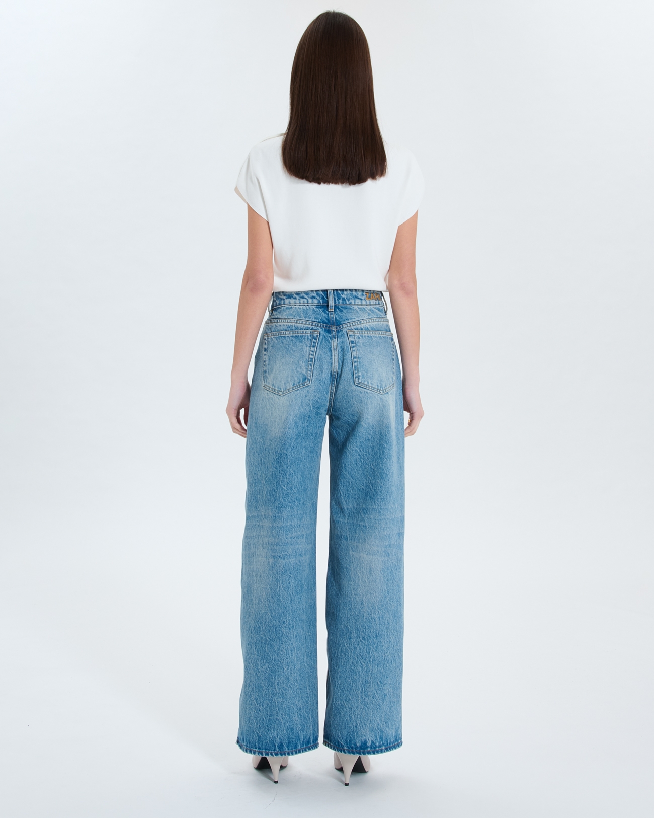 Jean Pamover Jean Wide leg baby blue ZAPA