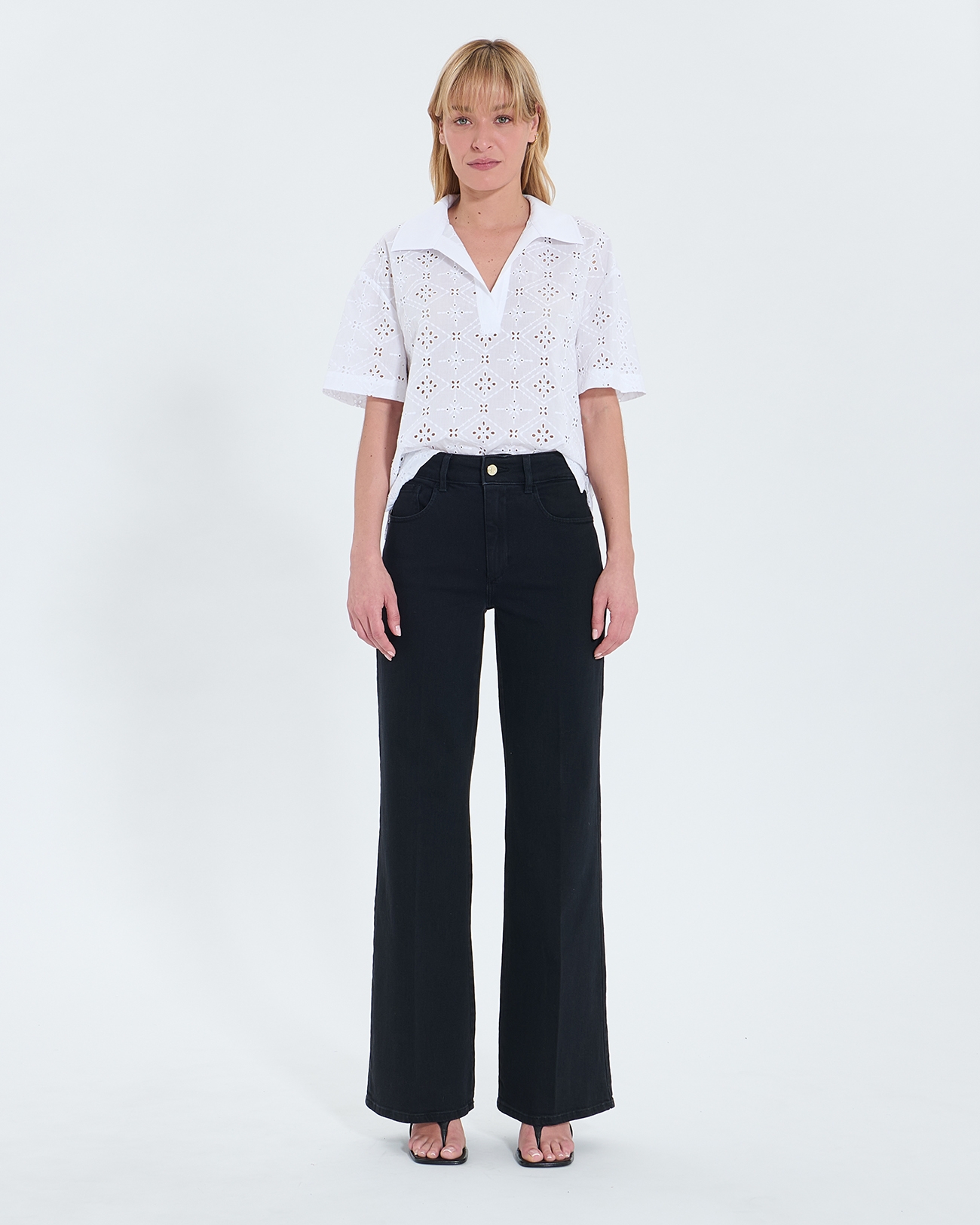 Jean Jessie Jean palazzo black stone ZAPA
